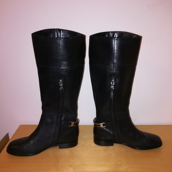 Ralph Lauren black leather boots - Picture 5 of 8